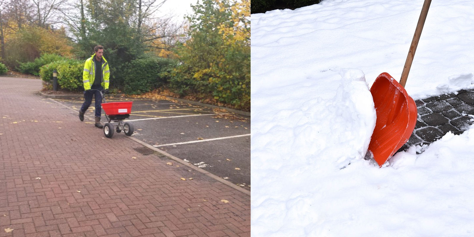 car park gritting and snow clearance